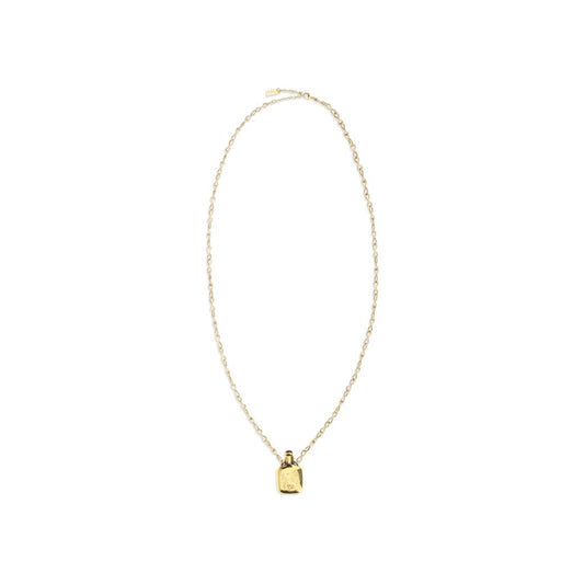 Chloé Elixir Pendant Ketting Vintage Gouden Messing Goud