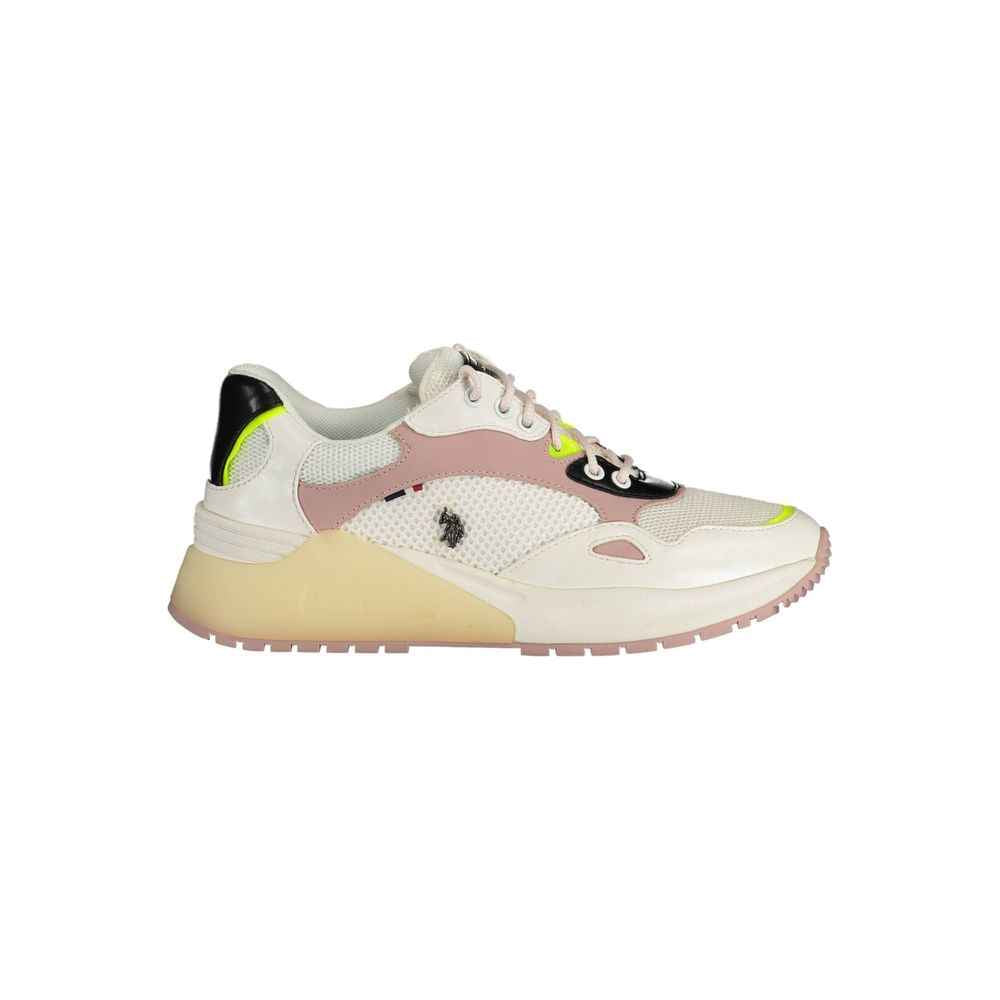 U.S. POLO ASSN Witte Polyester Sneaker Elegante Stijl