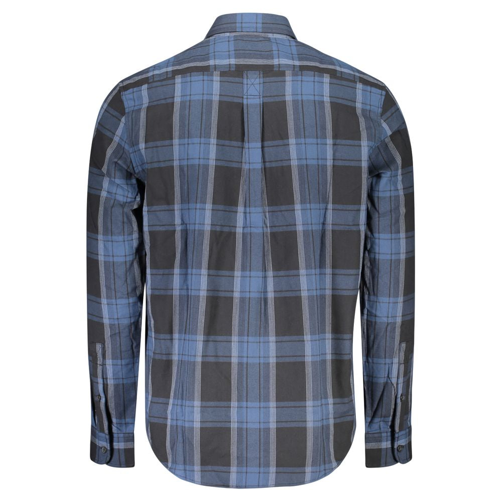 Timberland Heren Overhemd Katoen Tartan Klassiek - Blauw/L