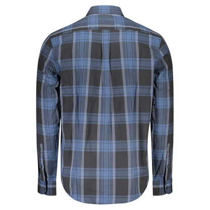 Timberland Heren Overhemd Katoen Tartan Klassiek - Blauw/L