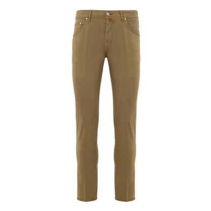 Jacob Cohen Beige Cotton Skinny Pant