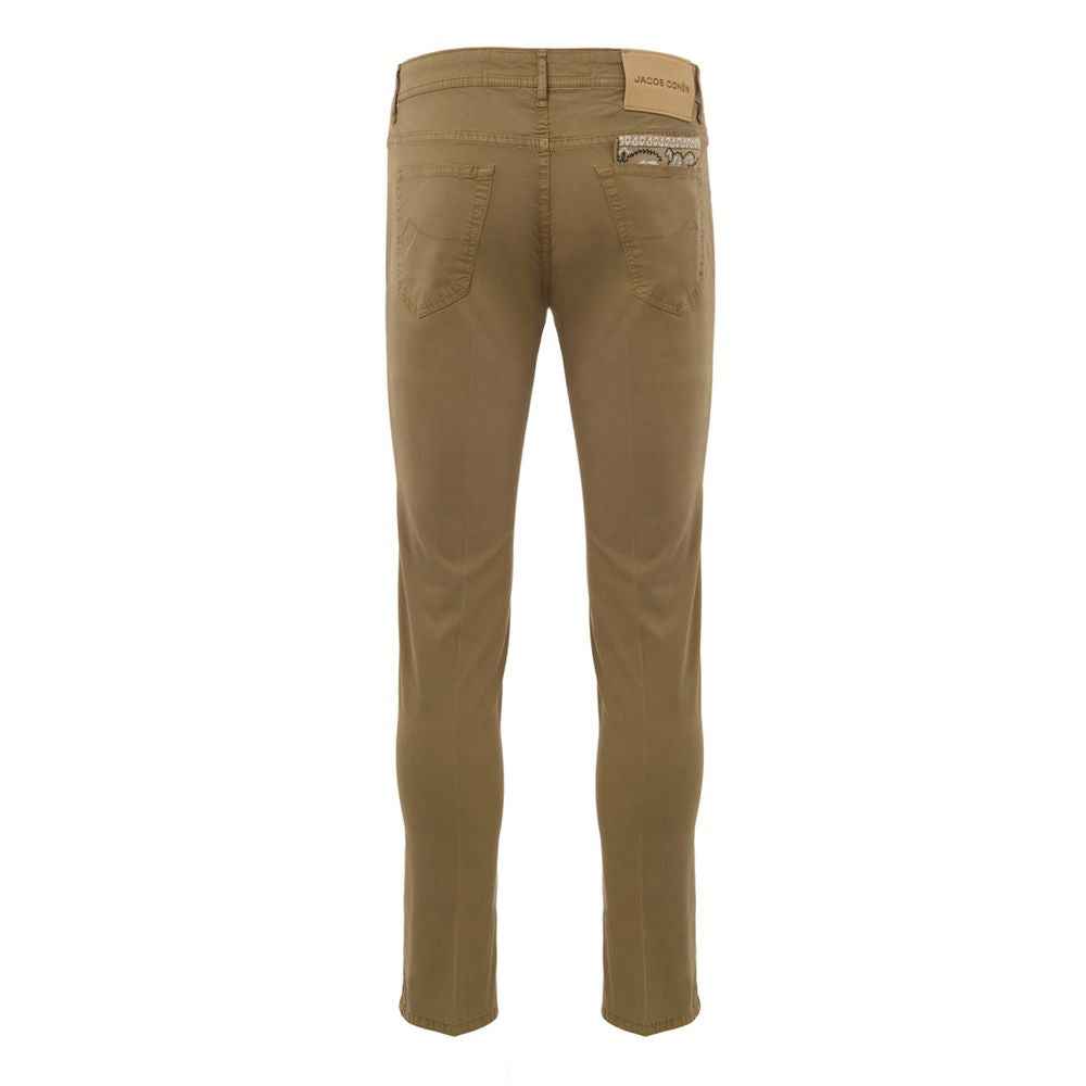 Jacob Cohen Beige Cotton Skinny Pant