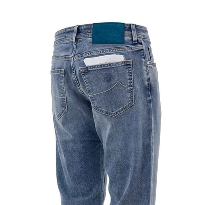 Jacob Cohen Nick Slim Jeans Denim - Verbleekt Blauw