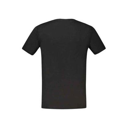 Rifle Katoenen T-Shirt Zwart Luxe Stijlvol Ontwerp.