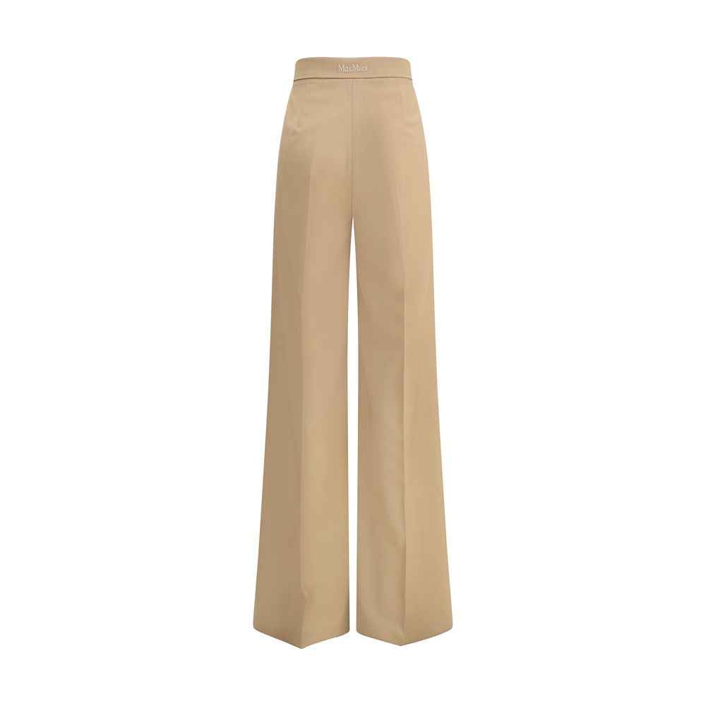 Max Mara Fernet Broek Elegant Hoge Taille Klassiek