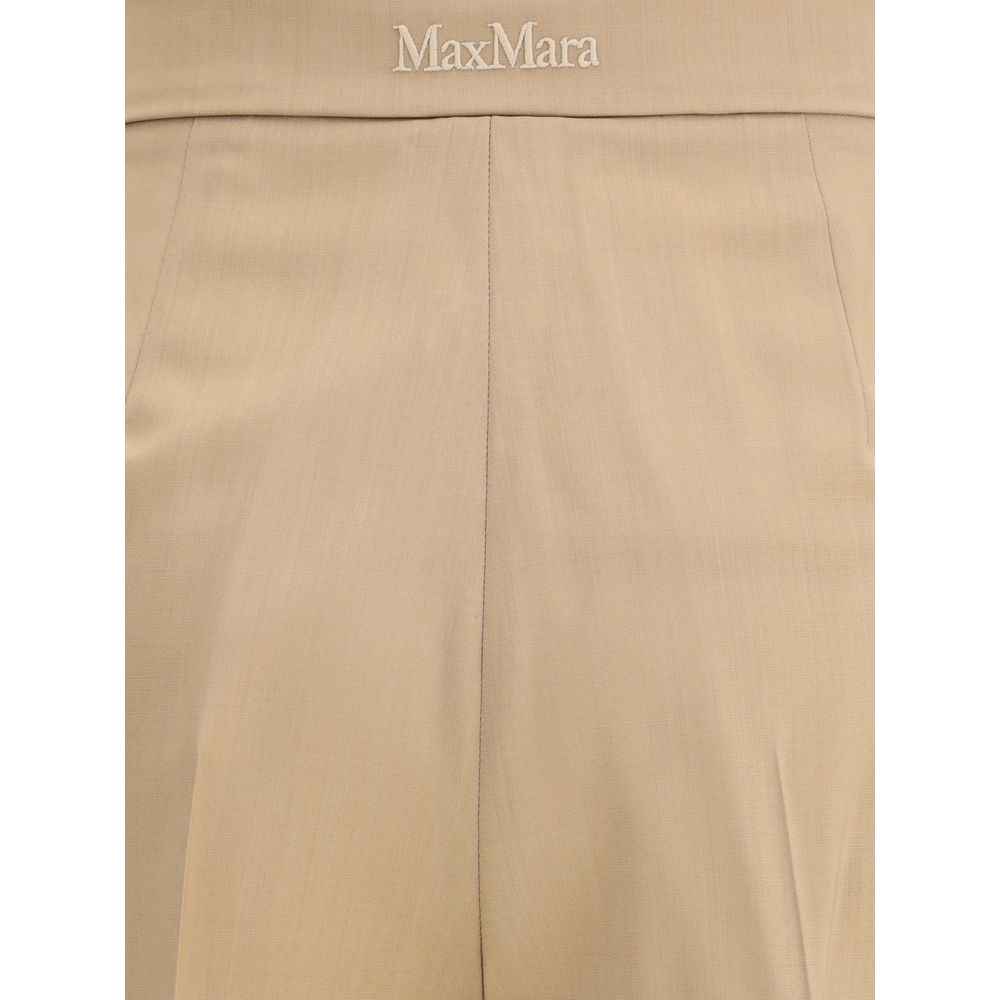 Max Mara Fernet Broek Elegant Hoge Taille Klassiek