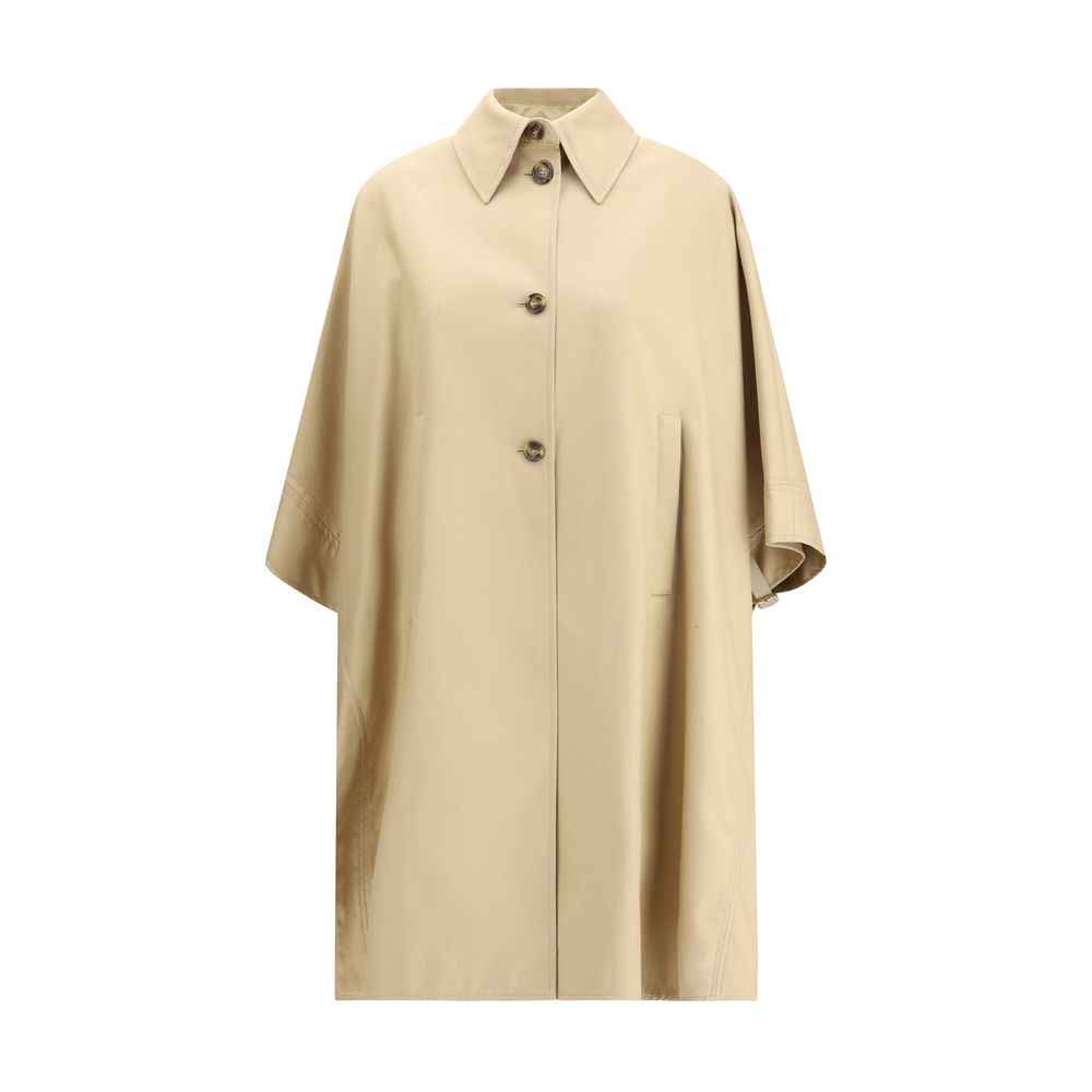 Max Mara Cape Jacket Beige Luxe Collectie Voor Dames