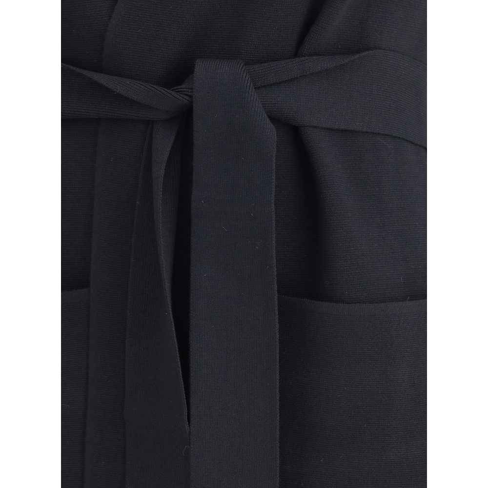 Max Mara Abete Lange Vest Beige Elegante Silhouet Luxe