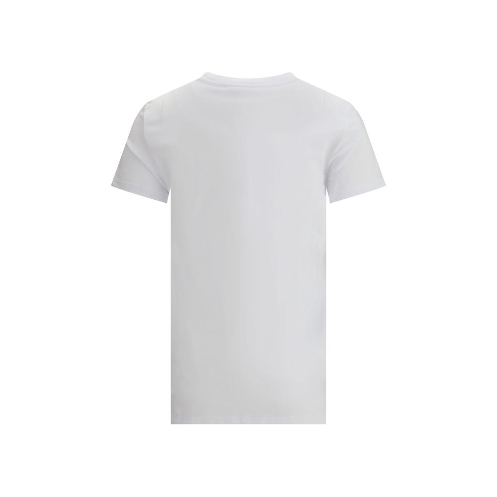 Max Mara Geborduurd Monogram T Shirt van Katoen Jersey