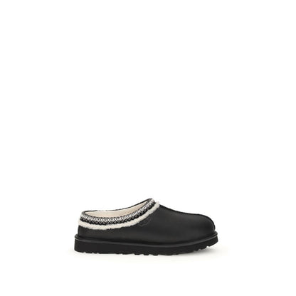 UGG Tasman Noir Mules Leer Suède – Noir Elegante Comfort